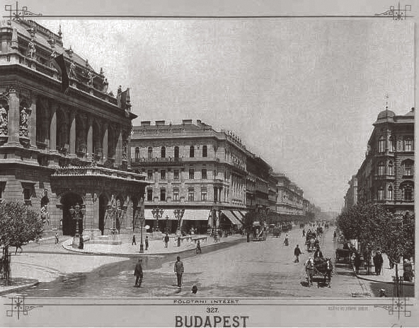 Andrássy Avenue by the Opera around 1890