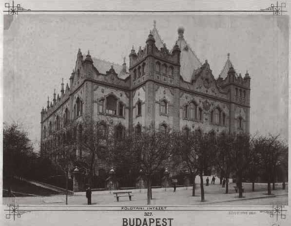 Hungarian State Geological Institute around 1899