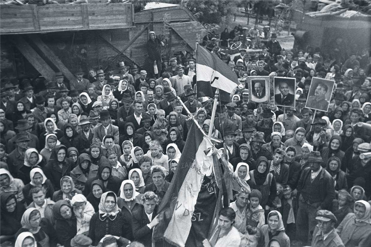 Political rally in 1945