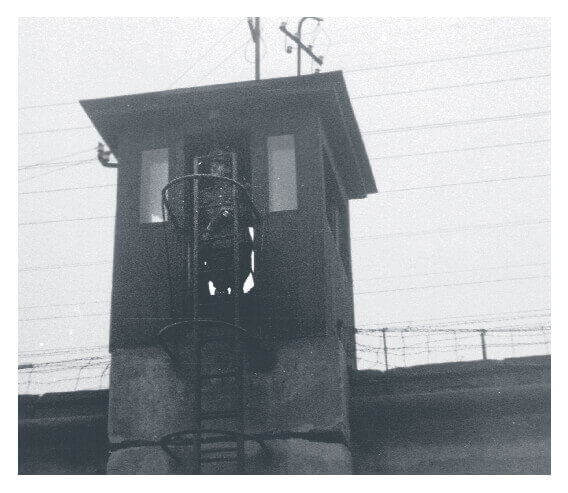 Jail tower in Hungary in 1954