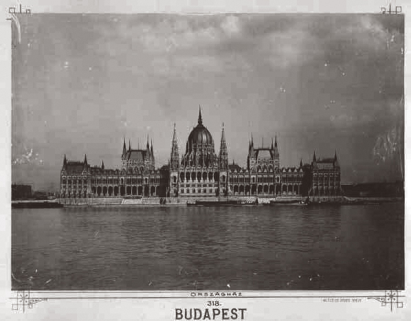 Hungarian Parliament Building around 1896