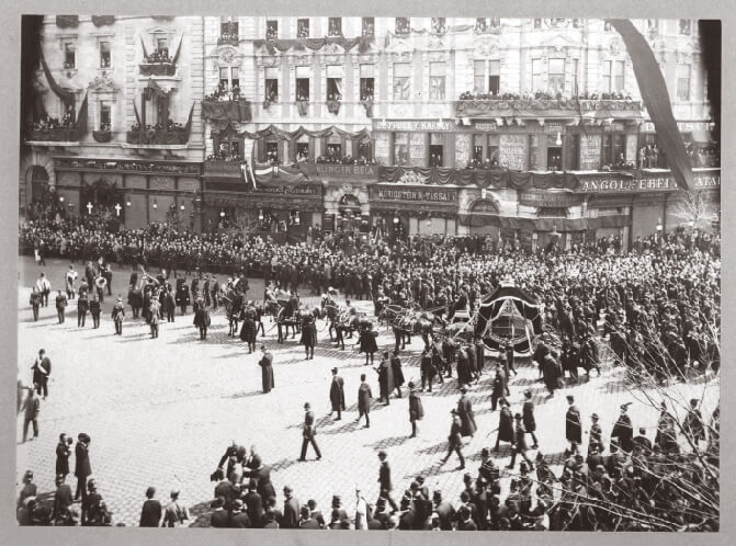 Kossuth funeral in 1894