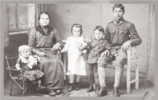 A Hungarian soldier in uniform before entering World War I