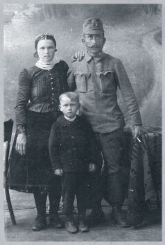 A Hungarian soldier in uniform before entering World War I