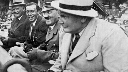 Adolf Hitler and Hermann Göring at the Olympic Games in 1936