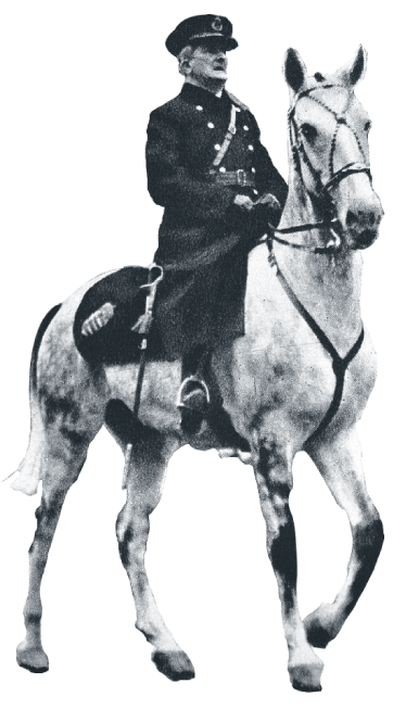 Horthy on a white horse