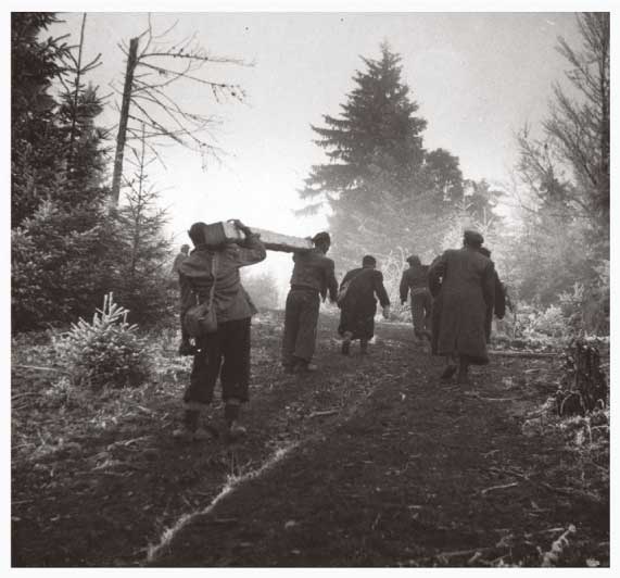 Hungarian Jewish men in Munkaszolgálat