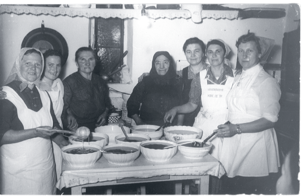 Farming women in the kitchen