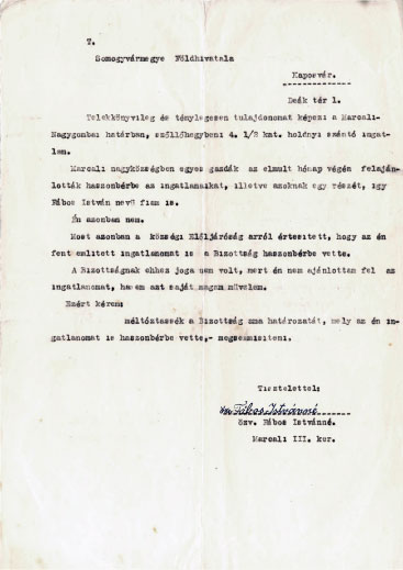 Regina’s letter to communist authorities