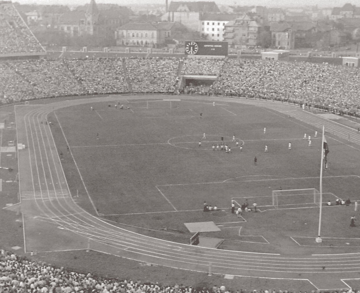 Football stadium in Hungary