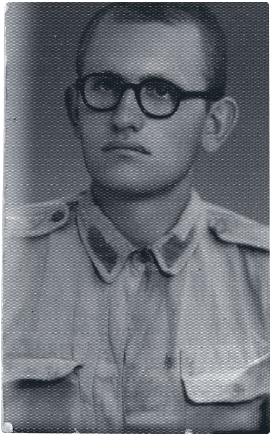 Portrait of Gyula Fábos in jail in 1954