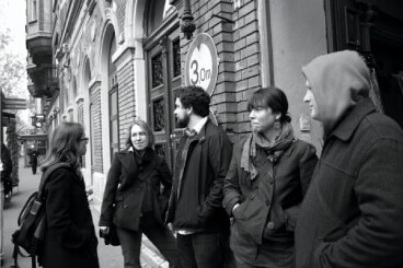 Students in Budapest.