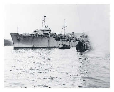 The U.S. Navy transport ship General Le Roy Eltinge