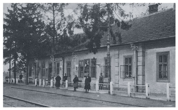 Marcali’s railway station during the 1900s